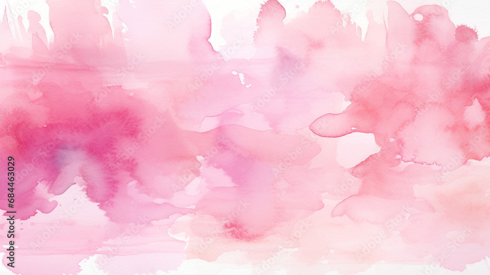 Blush pink watercolor stains paint stroke washes