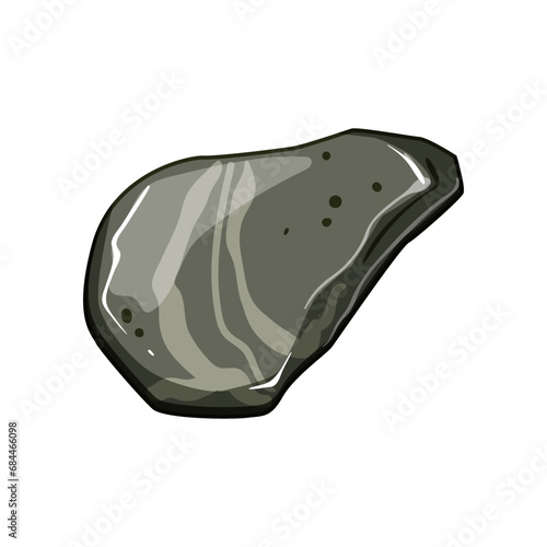 construction pebble stone cartoon. backdrop natural, gray wallpaper, material structure construction pebble stone sign. isolated symbol vector illustration