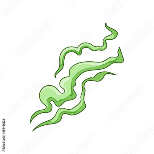 gas smell fart cartoon. dirty stink, unpleasant aroma, y nose gas smell fart sign. isolated symbol vector illustration