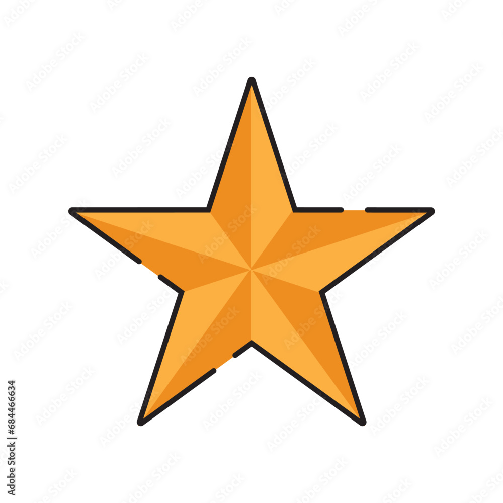 Fototapeta premium star vector icon vector