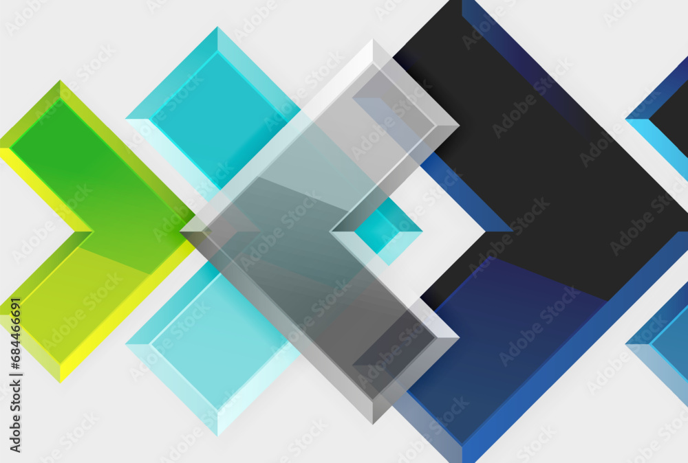 Arrow square geometric vector abstract background Arrow square geometric vector abstract background
