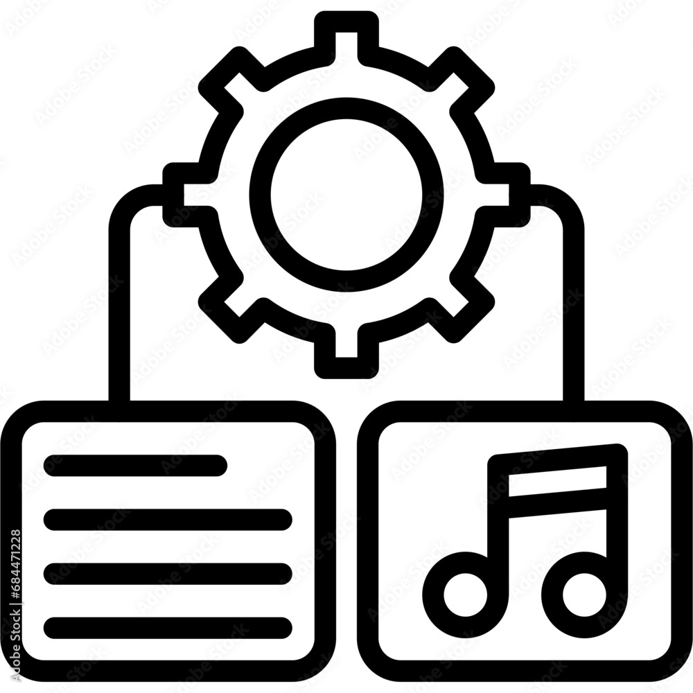 Content Management vector design Content Management vector design