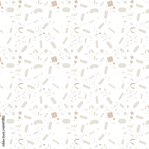Seamless pattern with abstract elements
