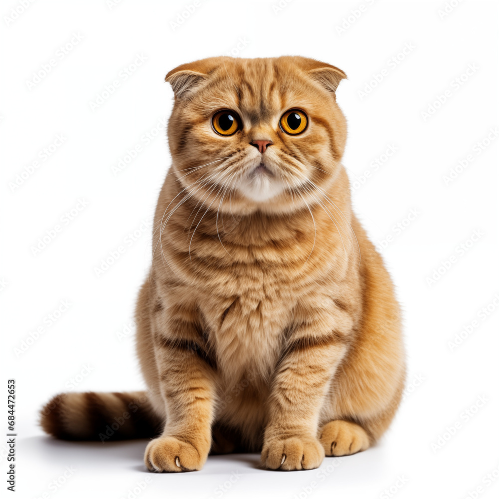 Obraz premium cat isolated on white