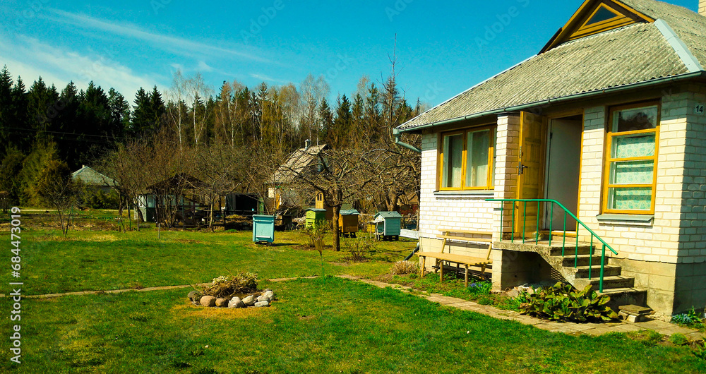 Obraz premium Garden house