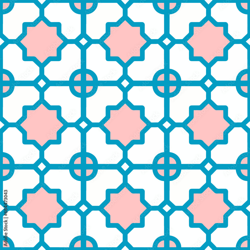 Naklejka premium The seamless pattern is very beautiful.