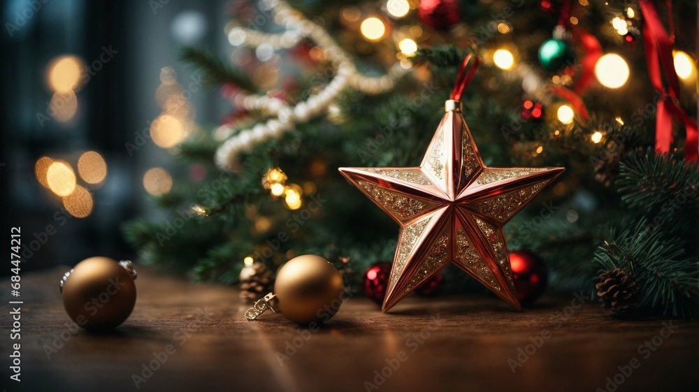 Macro of gold Christmas star isolated on white background Macro of gold Christmas star isolated on white background