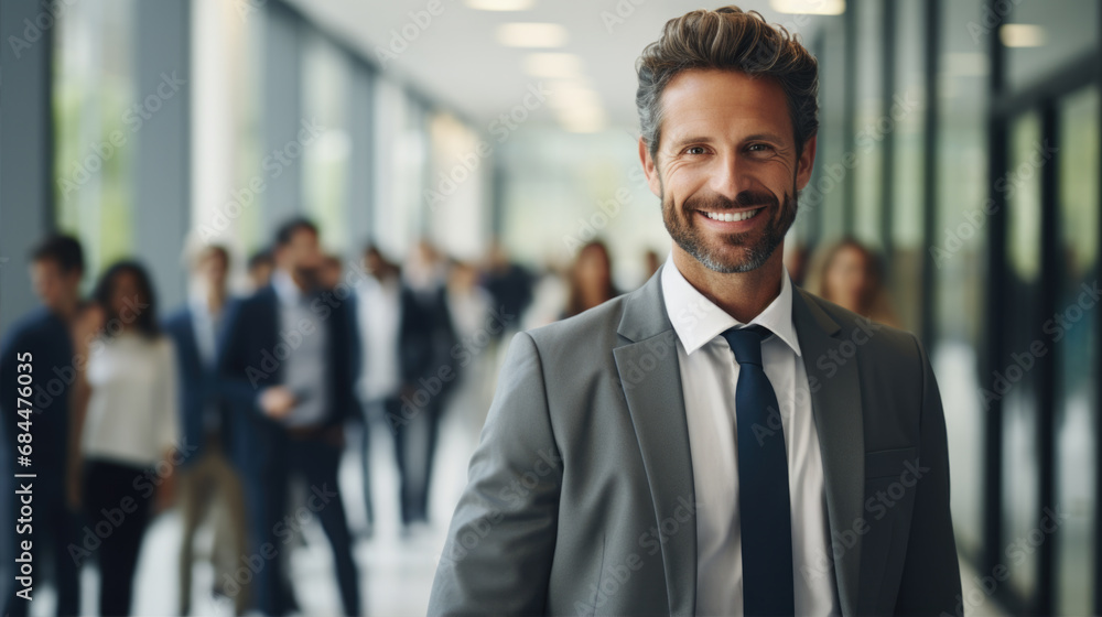 A business man in a suit 