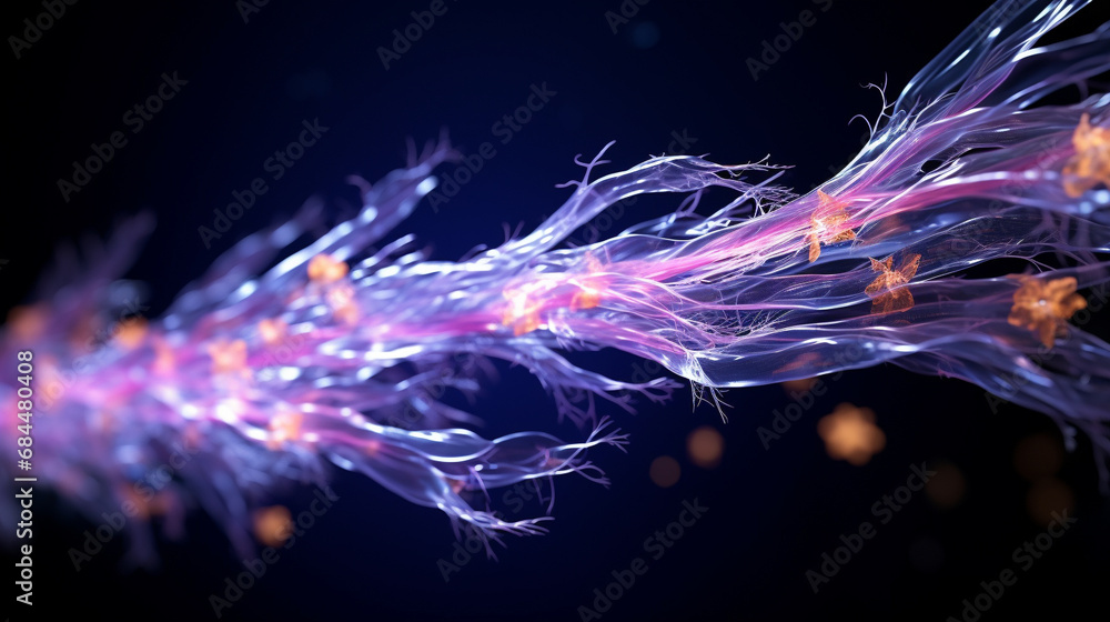 Obraz premium abstract fractal background HD 8K wallpaper Stock Photographic Image 