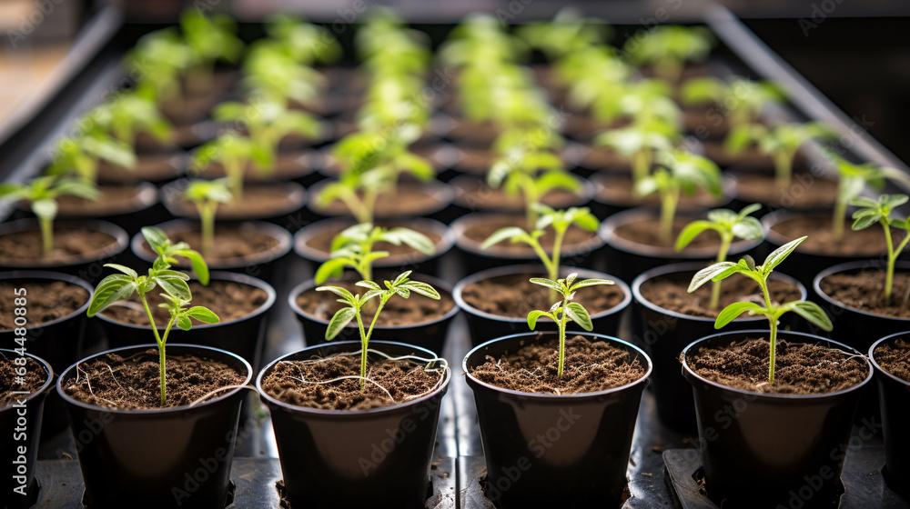 seedlings in a greenhouse HD 8K wallpaper Stock Photographic Image seedlings in a greenhouse HD 8K wallpaper Stock Photographic Image