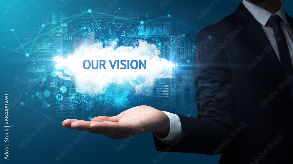 Hand of Businessman holding motivational message Hand of Businessman holding motivational message