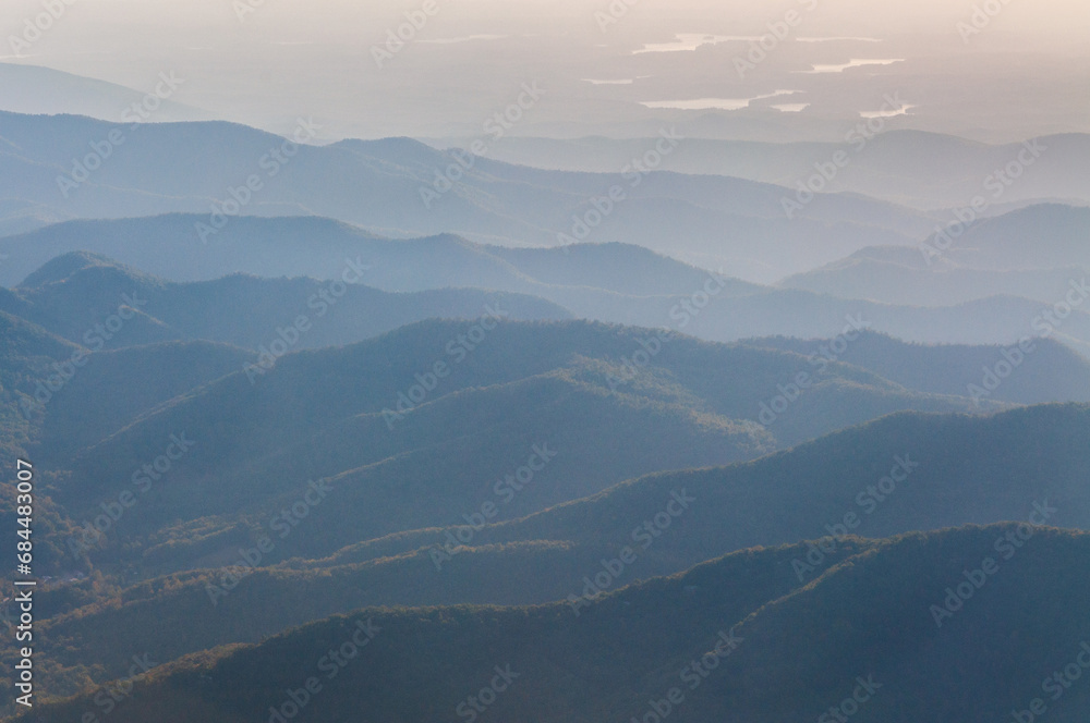 An Overlook at Mount Mitchell State Park, North Carolina An Overlook at Mount Mitchell State Park, North Carolina