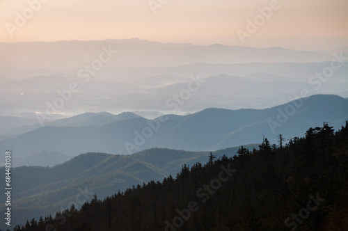 An Overlook at Mount Mitchell State Park  North Carolina