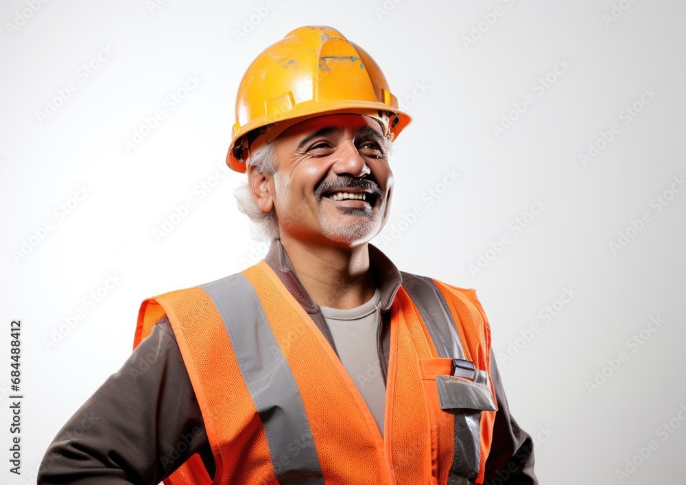 Portrait of happy smiling confident Construction Worker