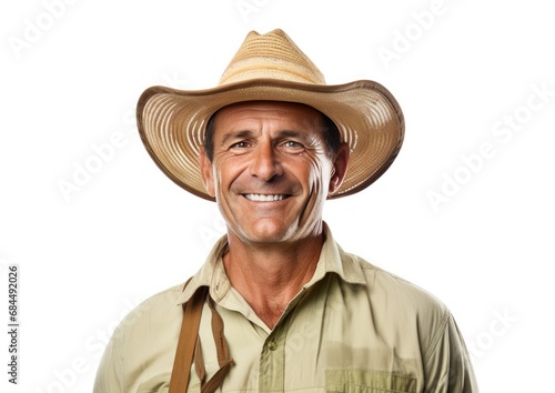 Portrait of happy smiling confident Farmer