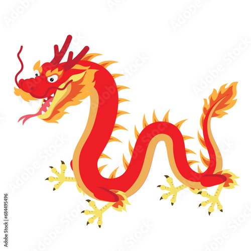 Chinese New Year Dragon Element