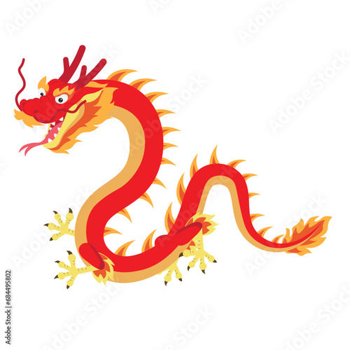 Chinese New Year Dragon Element