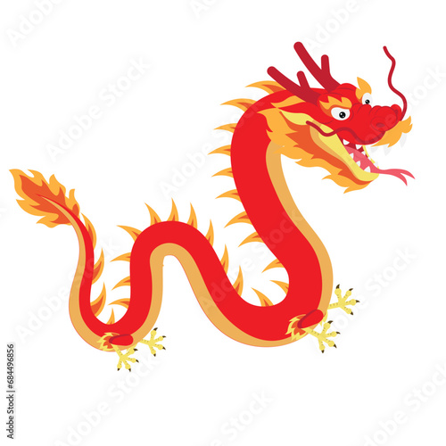 Chinese New Year Dragon Element