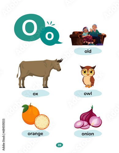 Photos O Word vector icon sets