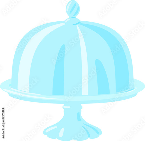 ガラスのケーキドーム