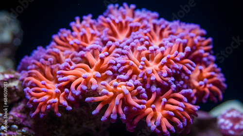 Euphyllia torch coral. generative ai. photo