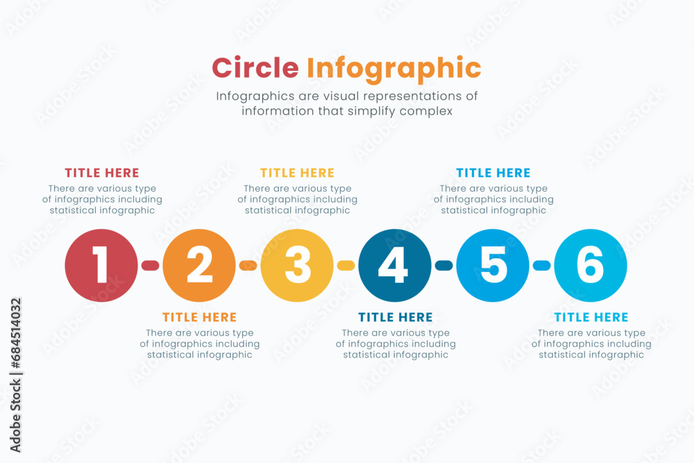 Minimal business circle infographic templates for presentations and full editable vector