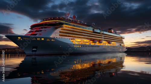 3d realistic cruise ships © avivmuzi