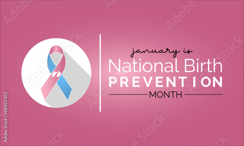 National Birth Defects Prevention Month vector template. Raising Awareness and Supporting Healthy Pregnancies with Birth Defect Prevention Graphics. background, banner, card, poster design.