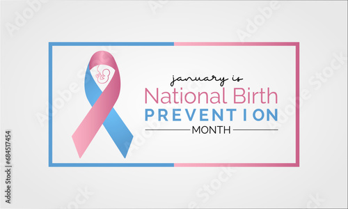 National Birth Defects Prevention Month vector template. Raising Awareness and Supporting Healthy Pregnancies with Birth Defect Prevention Graphics. background, banner, card, poster design.