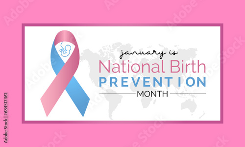 National Birth Defects Prevention Month vector template. Raising Awareness and Supporting Healthy Pregnancies with Birth Defect Prevention Graphics. background, banner, card, poster design.