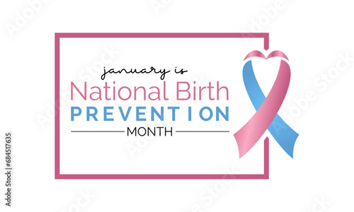 National Birth Defects Prevention Month vector template. Raising Awareness and Supporting Healthy Pregnancies with Birth Defect Prevention Graphics. background, banner, card, poster design.