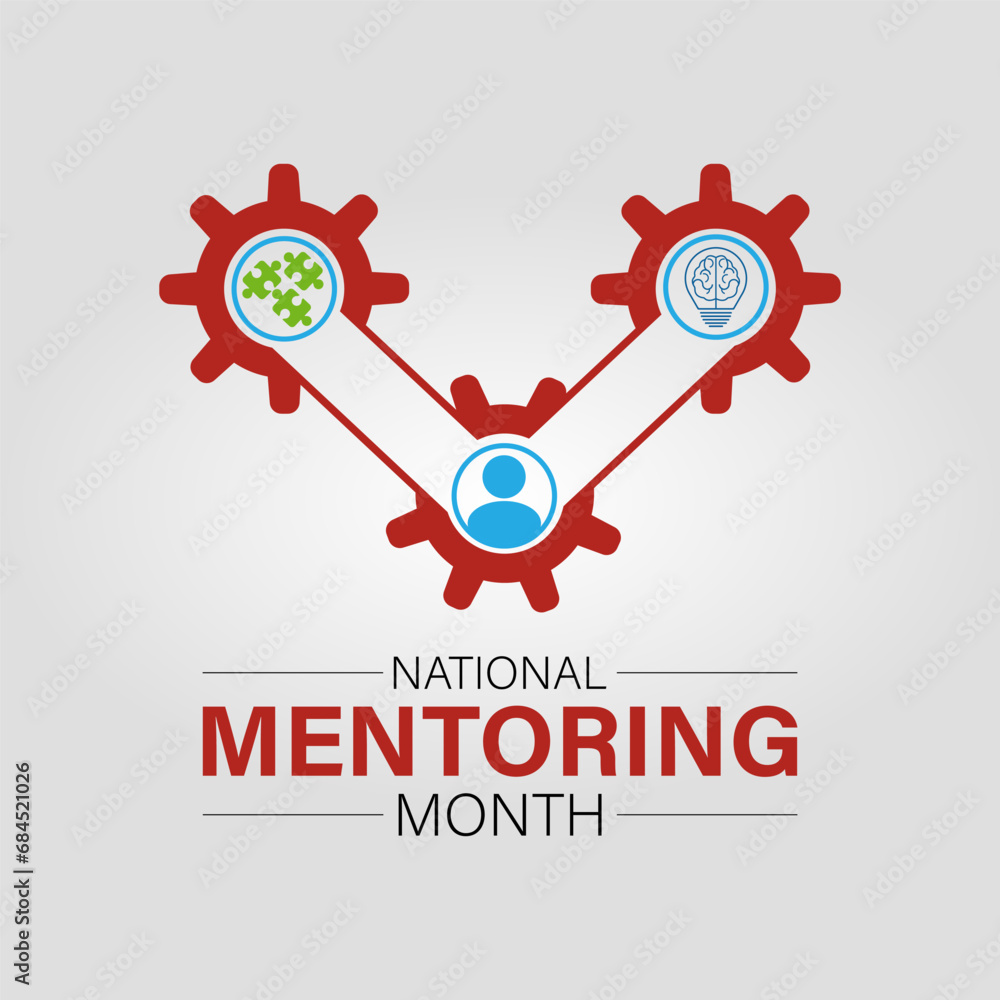 National Mentoring Month vector template. Empowering Futures and Inspiring Growth with Mentorship and Support Graphics. background, banner, card, poster design. National Mentoring Month vector template. Empowering Futures and Inspiring Growth with Mentorship and Support Graphics. background, banner, card, poster design.