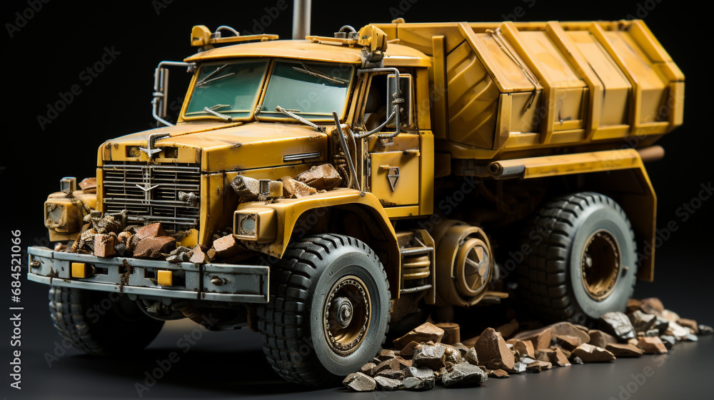 3d realistic Dump Truck