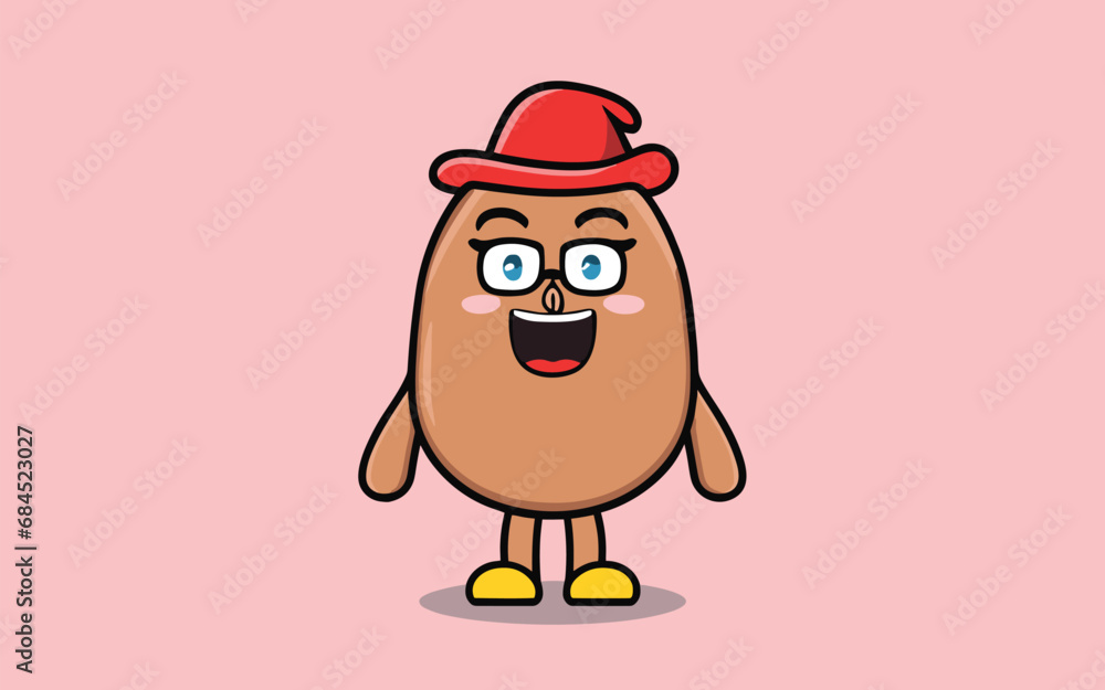 cartoon character of man with smile cartoon character of man with smile