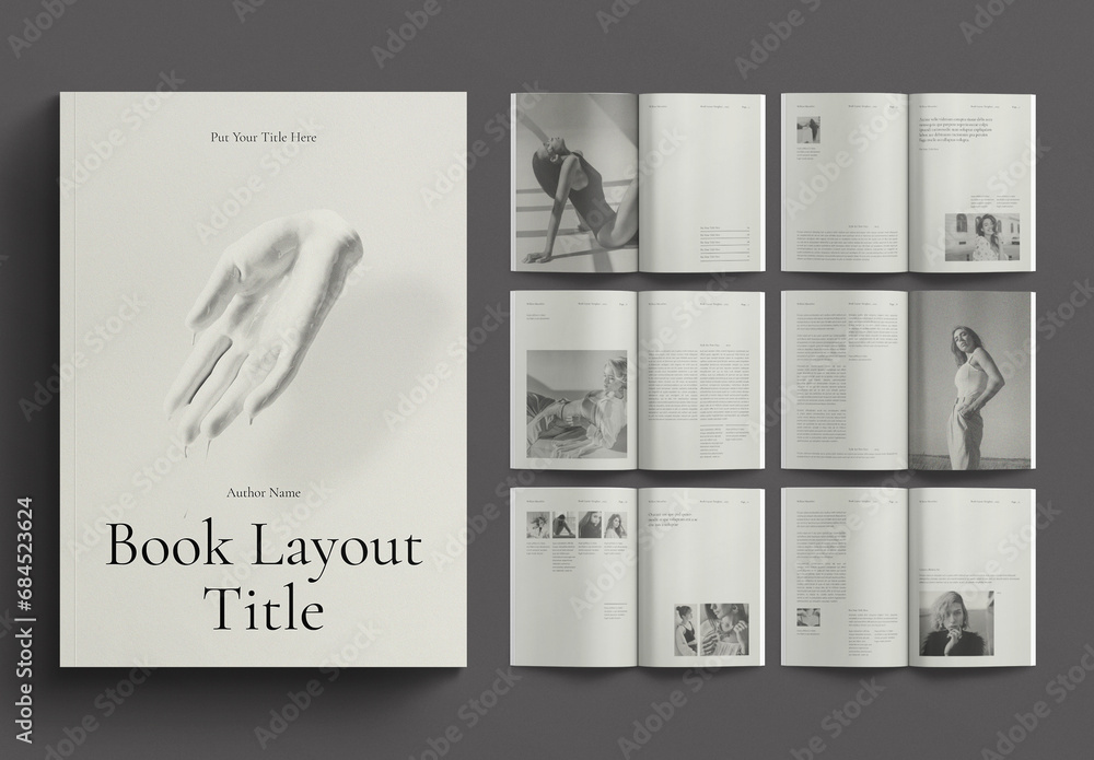 Book Layout Design Template Stock Template Adobe Stock Book Layout Design Template Stock Template Adobe Stock