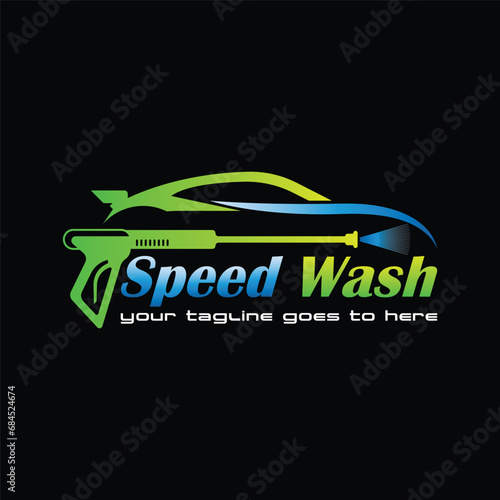 Car Wash Logo,Cleaning Car Logo Design Vector, Perfect logo for business related to automotive industry