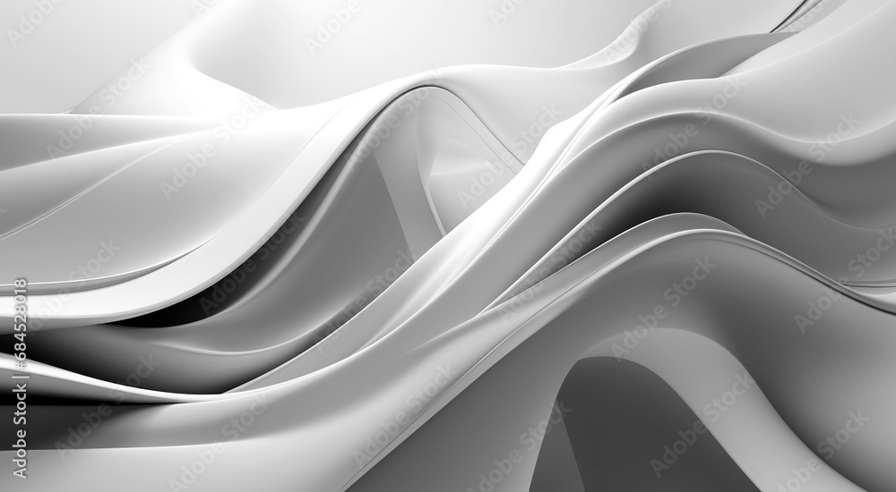 Abstract Background, Gray Curved Lines Abstract Background, Gray Curved Lines