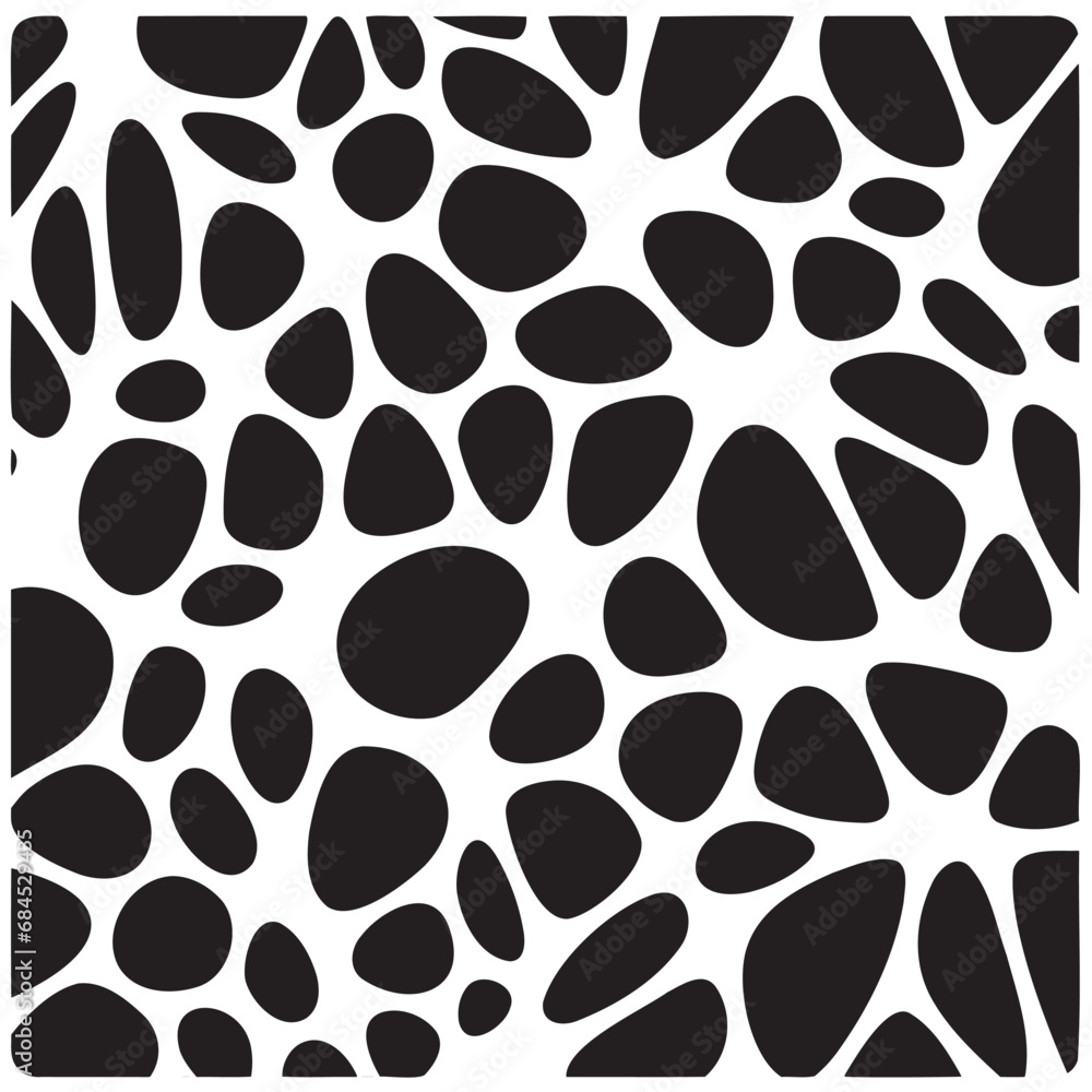 black white abstract background. Square voronoi monoline black white abstract background. Square voronoi monoline