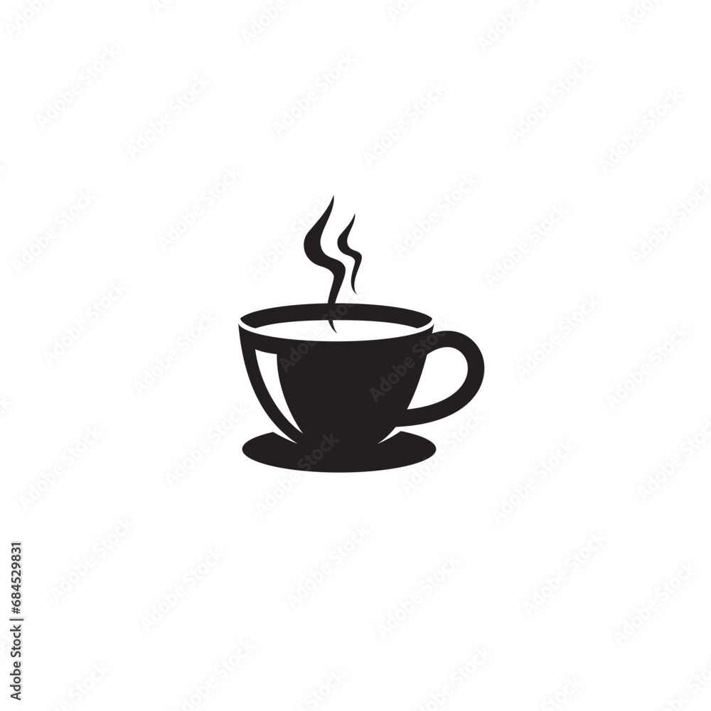 A Cup of Hot Drink logo or icon design A Cup of Hot Drink logo or icon design