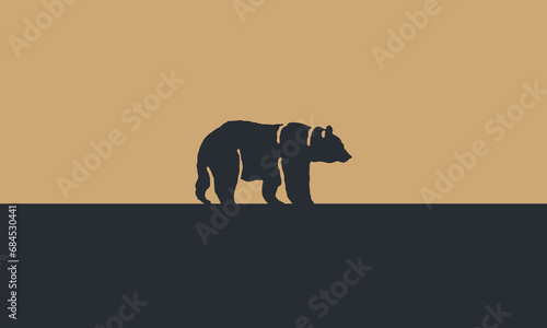 bear logo collection logo design vector