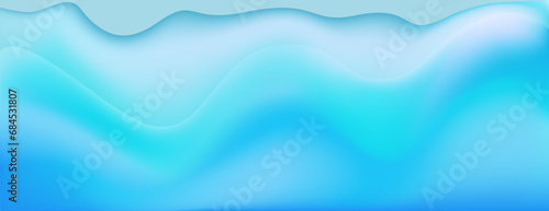 Vector blue gradient background. Colorful halftone blue emerald gradient wave. Modern blue wave gradient. Suit for poster, cover, banner, brochure, website, sale