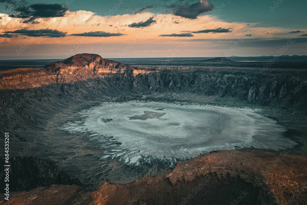 Naklejka premium Wahba Crater in Saudi Arabia