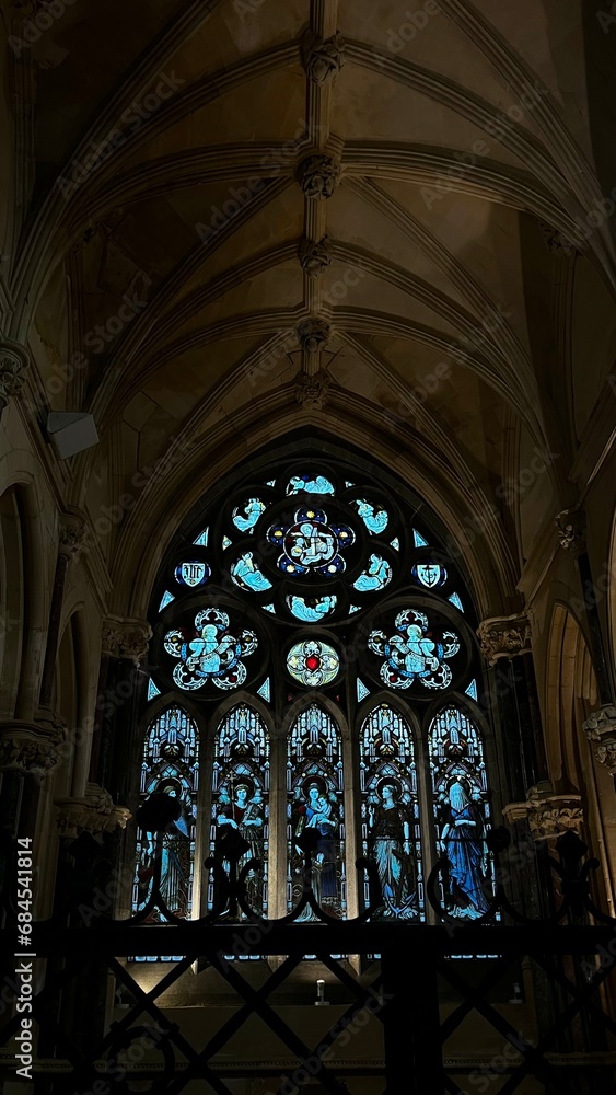 Interior of Gothic church