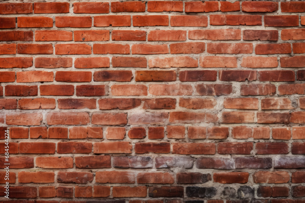 Naklejka premium Image Of A Brick Wall As A Texture For Wallpaper And Other Design Solutions Created Using Artificial Intelligence