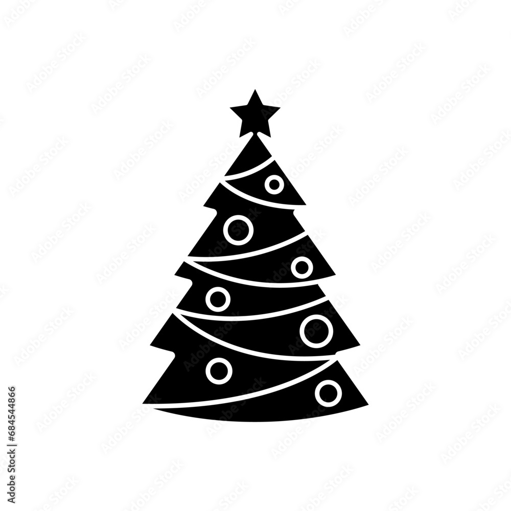 Christmas tree vector icon. new year illustration sign. winter symbol. Christmas tree vector icon. new year illustration sign. winter symbol.