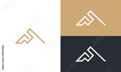 collection of initials a and s logo design vector