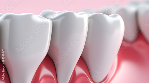Clean 3D Tooth Structure Visualization