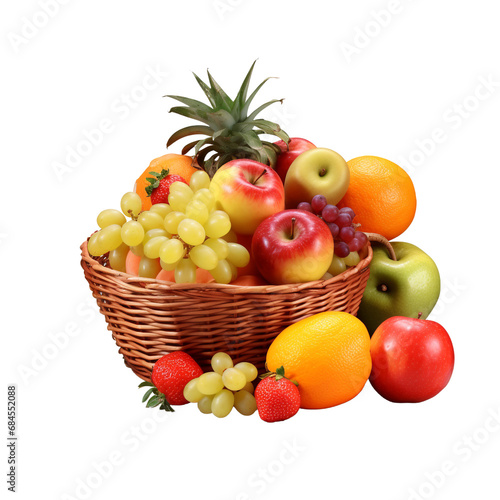 Fruit basket clip art