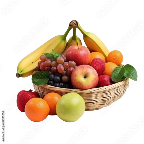 Fruit basket clip art