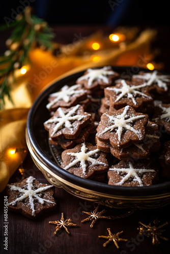 Holiday Temptations: Christmas Cookies Infused with Crystallized Ginger and Dark Chocolate